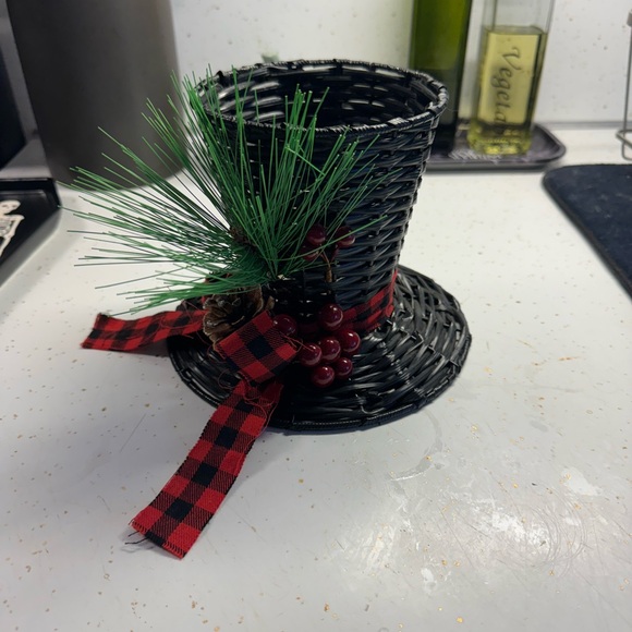 Frosty the snowman hat basket - Picture 1 of 6